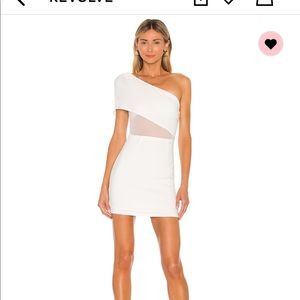 WHITE REVOLVE DRESS